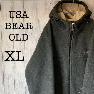 ベアー(Bear USA)の【1点物】OLD USA BEAR 裏ボア フリース ブルゾン コート 美品(ダッフルコート)