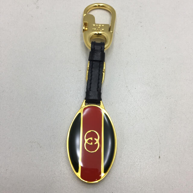 Gucci - 美品 オールドグッチ シェリーライン キーホルダー キーリング