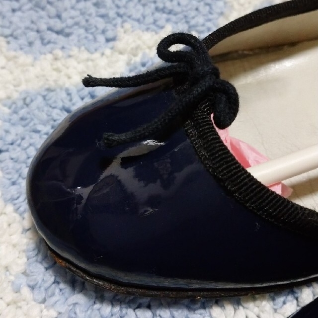 repetto(レペット)のレペット ネイビー パンプス ヒール 37 レディースの靴/シューズ(ハイヒール/パンプス)の商品写真