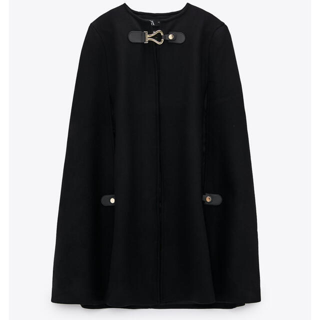 ZARA MANTECO ケープコート ブラック - 通販 - olivierdolz.fr