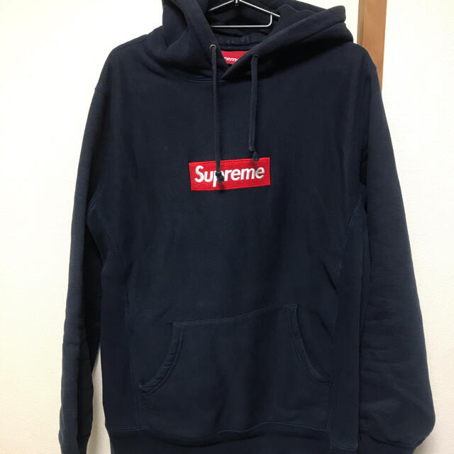 Supreme パーカー　navy M size