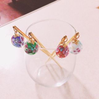 とんぼ玉のかんざし 各種♡(ヘアアクセサリー)