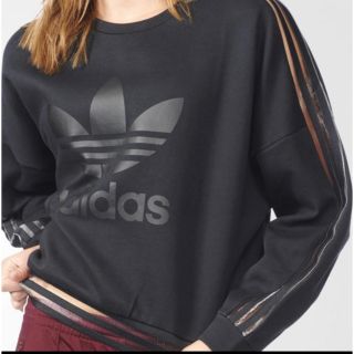 アディダス(adidas)の完売品 adidas originals アディダス 黒 スウェットシースルー(トレーナー/スウェット)