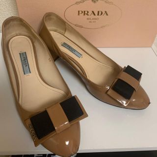 プラダ(PRADA)のプラダ　パンプス　ローヒール　サイズ36(ハイヒール/パンプス)