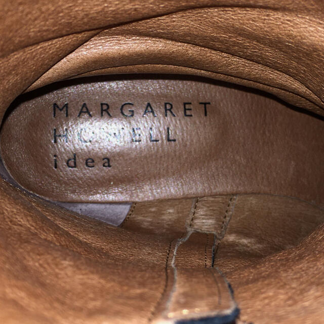 MARGARET HOWELL(マーガレットハウエル)のマーガレットハウエル　黒ハーフブーツ【24㎝】 レディースの靴/シューズ(ブーツ)の商品写真