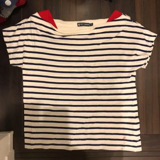 プチバトー(PETIT BATEAU)の【おだんご様専用】プチバトー　XS ボーダーTシャツ(カットソー(半袖/袖なし))