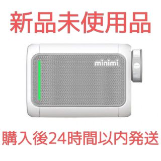 【新品未使用】 キャディトーク ミニミ minimi 距離計 白 ホワイト(その他)