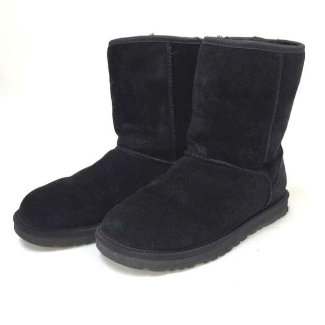 UGG - アグ UGG ムートンブーツ スワロフスキー リボン 23cm ブラック ...