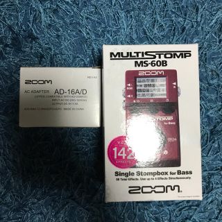 ズーム(Zoom)のzoom multistomp MS-60B(ベースエフェクター)