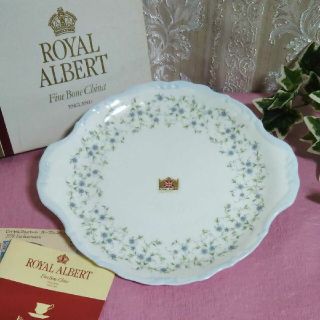 ロイヤルアルバート(ROYAL ALBERT)の【ロイヤルアルバート】キャロライン プレート ケーキ皿 大皿(食器)