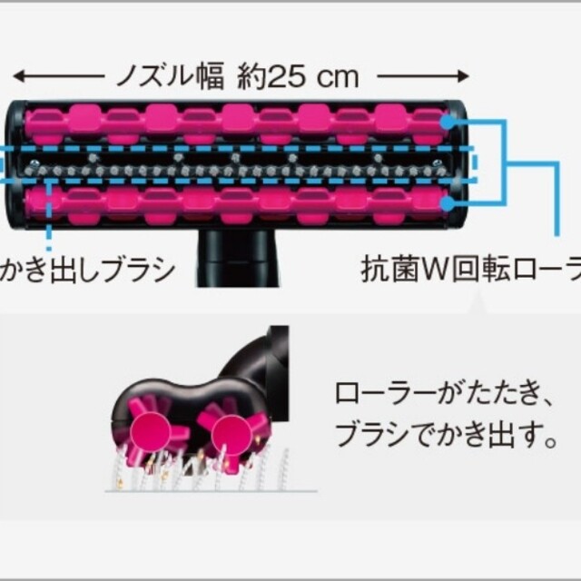 Panasonic(パナソニック)のPanasonic MC-DF110C-P スマホ/家電/カメラの生活家電(掃除機)の商品写真