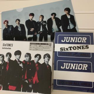 ジャニーズ(Johnny's)のジャニーズJr.チャンネル　ステッカー　（SixTONES）(ミュージック)