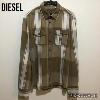 ディーゼル(DIESEL)の【美品】ディーゼル Diesel チェックシャツ　サイズL(シャツ)