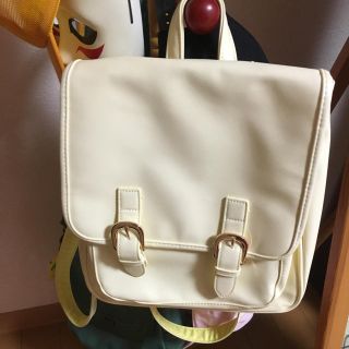 ウィゴー(WEGO)のWEGO♡リュック/イエロー(リュック/バックパック)