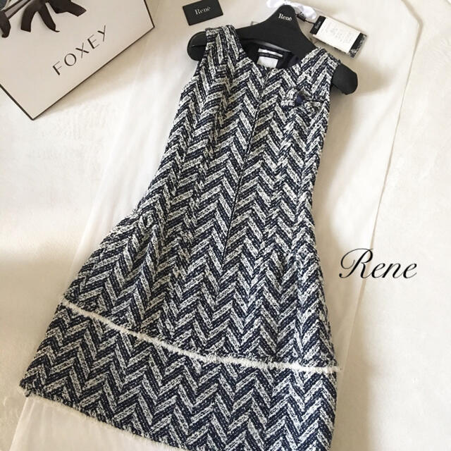 René - SALE‼️美品♡Rene ルネ ツイード ワンピース LIMITEDの通販 by