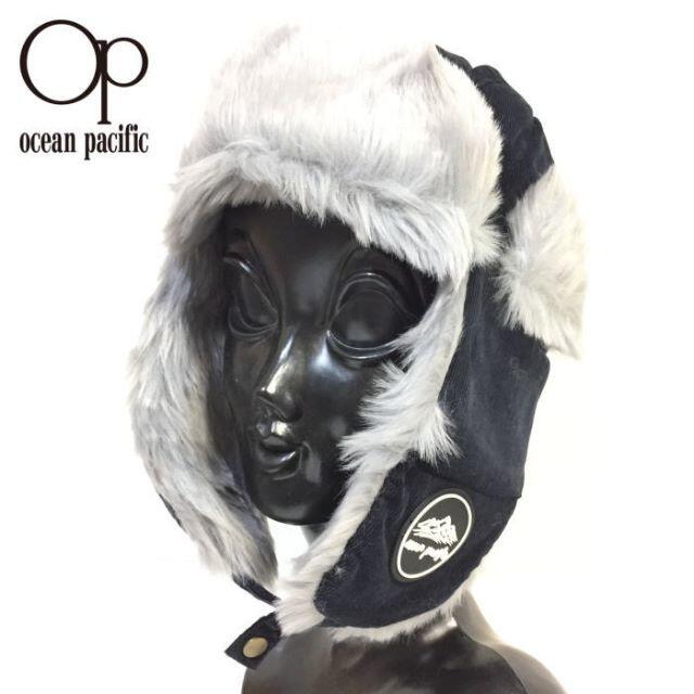 OCEAN PACIFIC(オーシャンパシフィック)の定価５３９０円　オーシャンパシフィック　コーデュロイ　パイロットキャップ　紺 メンズの帽子(キャップ)の商品写真