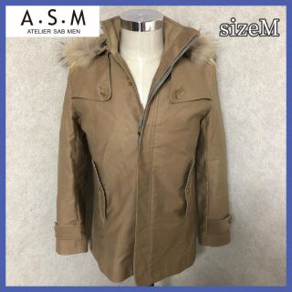 エイエスエム(A.S.M ATELIER SAB MEN)のsize48(M)◆A.S.M フード付きジャケット ベージュ ライナー付き(ブルゾン)