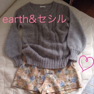 アースミュージックアンドエコロジー(earth music & ecology)のearth&セシル コーデセット 美品(セット/コーデ)