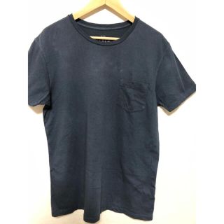 ジェイクルー(J.Crew)の最終値下げ‼️売り尽くし‼️jcrew ポケットTシャツ　Mサイズ　ネイビー(Tシャツ/カットソー(半袖/袖なし))