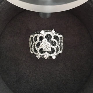 ジョルジオ ヴィスコンティ ダイヤモンド リング K18WG 2.51ct(リング(指輪))