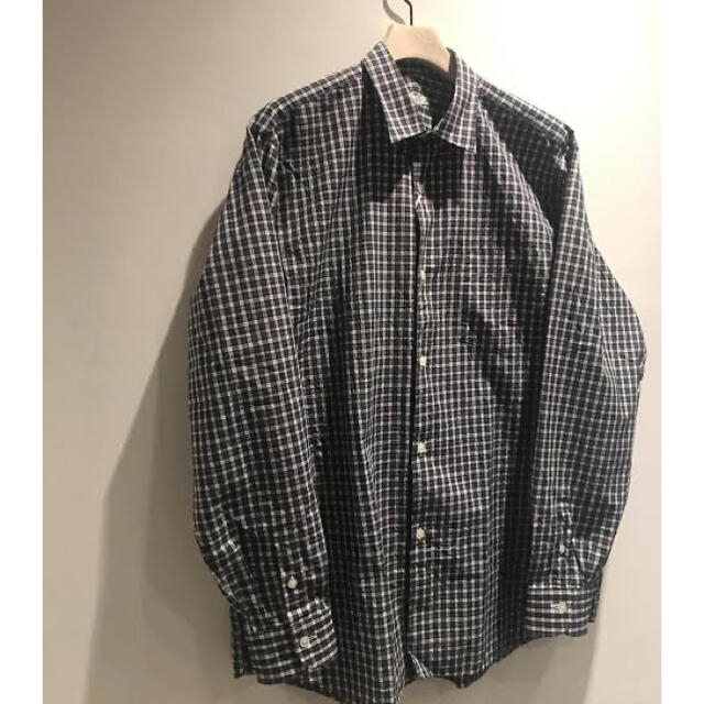 comoli 19ss コモリシャツ TARTAN CHECK