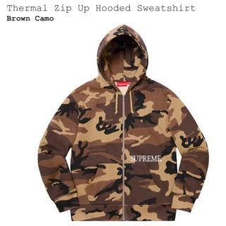 シュプリーム(Supreme)のSupreme Thermal Zip Up Hooded Sweatshirt(パーカー)