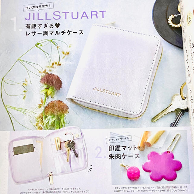 JILLSTUART(ジルスチュアート)のゼクシィ　付録　JILL STUART ジルスチュアート レザー　マルチケース レディースのファッション小物(その他)の商品写真