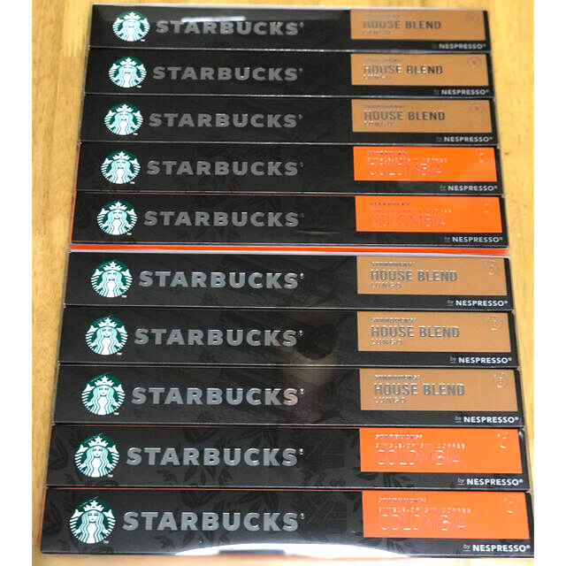 Starbucks Coffee(スターバックスコーヒー)の【期間限定品】スターバックスネスプレッソカプセルコーヒー100カプセル 食品/飲料/酒の飲料(コーヒー)の商品写真