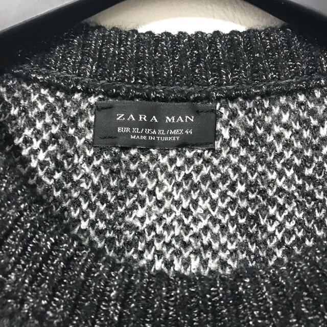 ZARA(ザラ)のZARA MAN ザラマン　ウール混オーバーサイズロングニットXL メンズのトップス(ニット/セーター)の商品写真