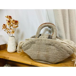 ドゥーズィエムクラス(DEUXIEME CLASSE)のなみさん専用　　　美品！エバゴスのバッグ　ebagos(かごバッグ/ストローバッグ)