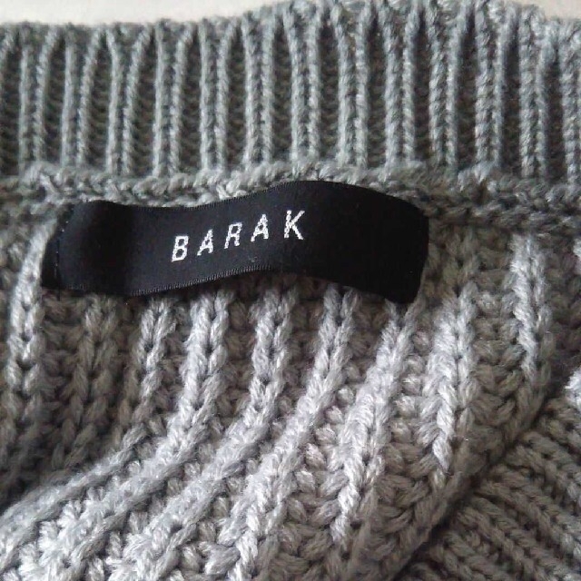 Barak(バラク)のバラク ニット グレー レディースのトップス(ニット/セーター)の商品写真