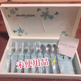 マリクレール(Marie Claire)のMarie Claire スプーン3本&フォーク5本【未使用】(カトラリー/箸)