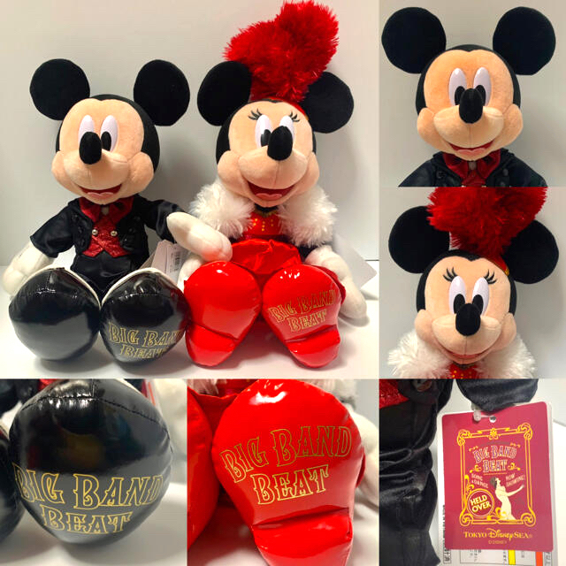 初回限定お試し価格 Disney Tds ビッグバンドビート ミッキー ミニー ぬいぐるみ２点 b キャラクターグッズ Marcheetcombraille Fr