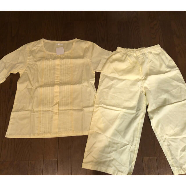 MAMAIKUKO(ママイクコ)のママイクコ　黄色のパジャマ　新品 レディースのルームウェア/パジャマ(パジャマ)の商品写真
