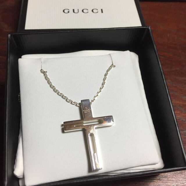 Gucci - GUCCI クロスネックレスの通販 by s shop|グッチならラクマ