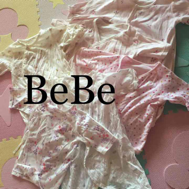 BeBe(ベベ)のBebe肌着5点カバーオール キッズ/ベビー/マタニティのベビー服(~85cm)(肌着/下着)の商品写真