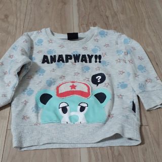 アナップキッズ(ANAP Kids)のANAP トレーナー　90cm(Tシャツ/カットソー)