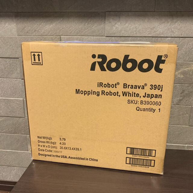 iRobot(アイロボット)のあずき様専用　irobot ブラーバ　390J 新品未使用 スマホ/家電/カメラの生活家電(その他)の商品写真