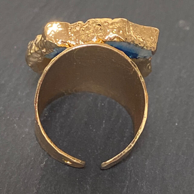 MALAIKA(マライカ)の天然石　リング　指輪　ブルー　Ｏ レディースのアクセサリー(リング(指輪))の商品写真