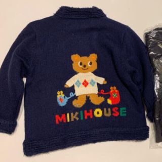 ミキハウス(mikihouse)のGUCCIアメリカ柄パーカーMIKIHOUSE ミキハウス ジャンパー　 100(ニット)