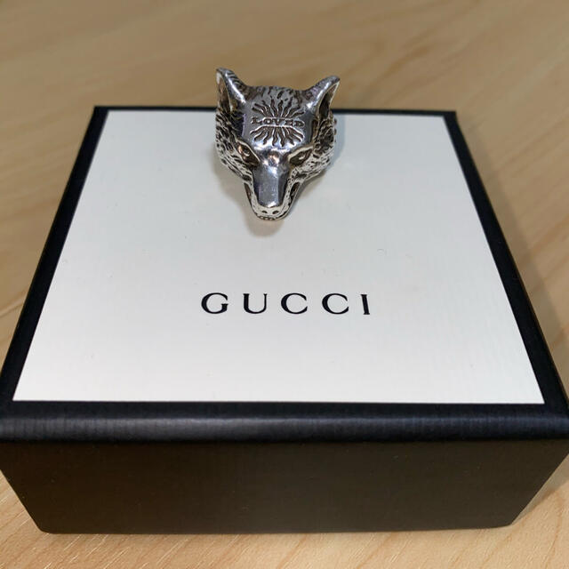 Gucci(グッチ)のGUCCI ウルフヘッドリング　20号 メンズのアクセサリー(リング(指輪))の商品写真