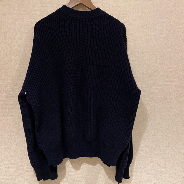 18ss UNUSED 5G Crew Neck Knit サイズ1 ネイビー