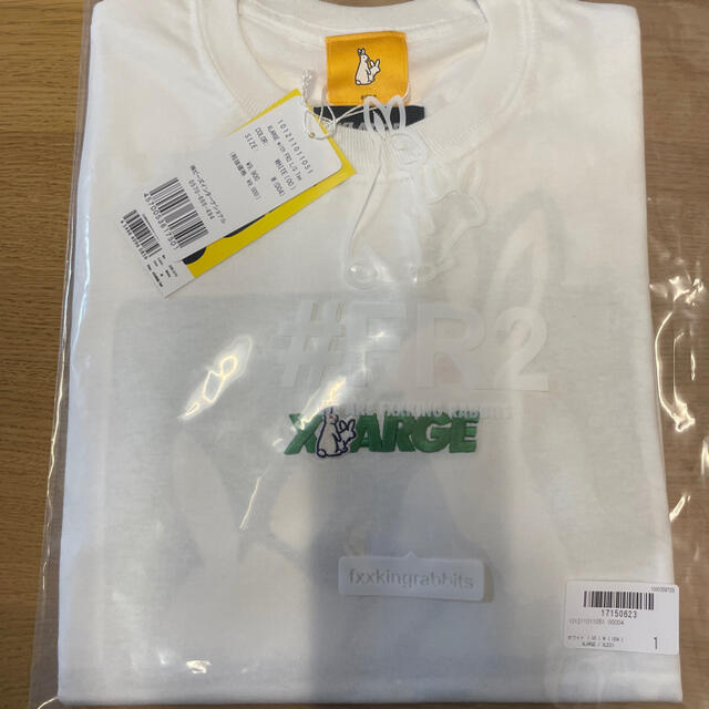 XLARGE(エクストララージ)のXLARGE #FR2 L/S Tee ロンT WHITEサイズM メンズのトップス(Tシャツ/カットソー(七分/長袖))の商品写真
