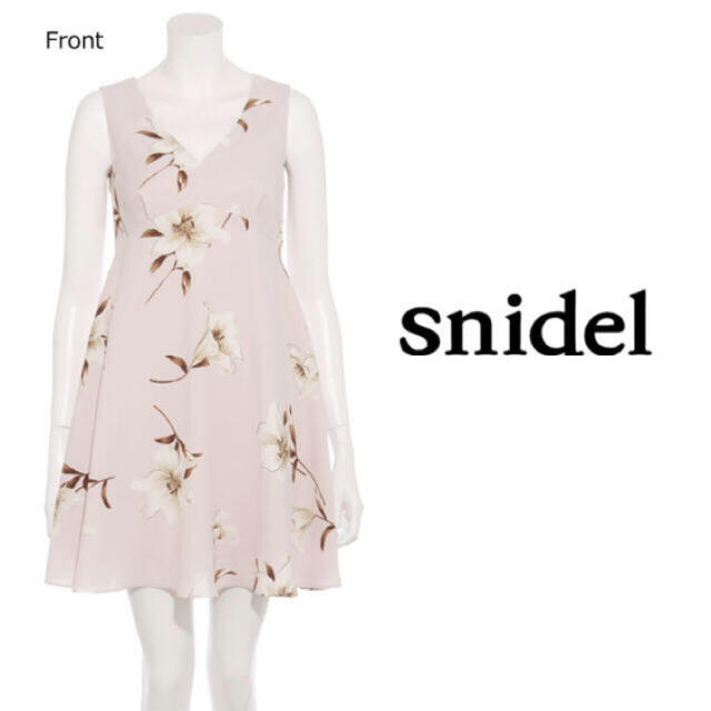 SNIDEL(スナイデル)のSnidel♡リリープリントAラインワンピース♡ レディースのワンピース(ひざ丈ワンピース)の商品写真