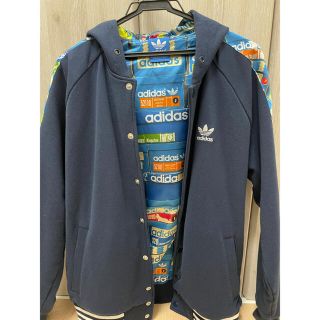 アディダス(adidas)のadidas スエットスタジャン　ジャケット　美品　Lサイズ(スタジャン)