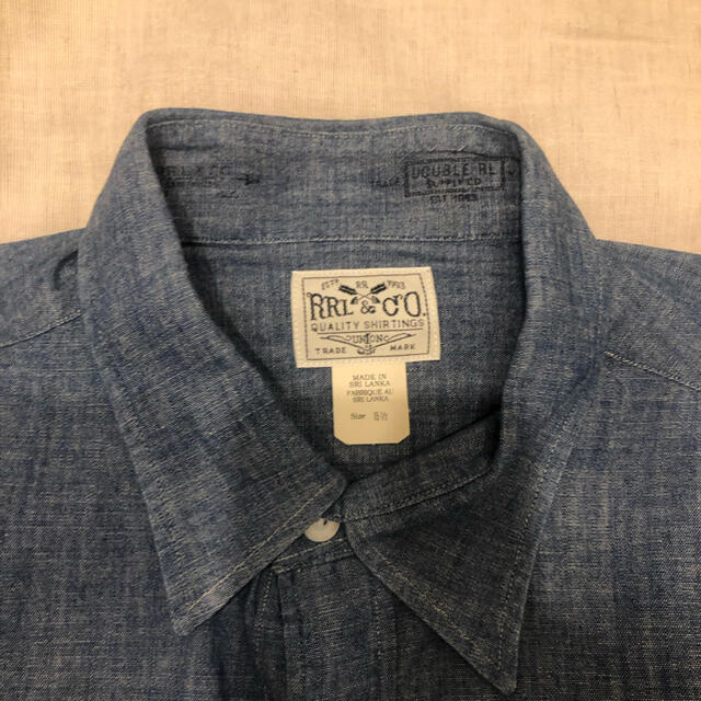 RRL(ダブルアールエル)のもやい様専用【中古品】RRL シャンブレーシャツ メンズのトップス(シャツ)の商品写真