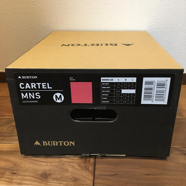 BURTON(バートン)の 【新品】19-20 BURTON CARTEL バイン カーテル Mサイズ スポーツ/アウトドアのスノーボード(バインディング)の商品写真