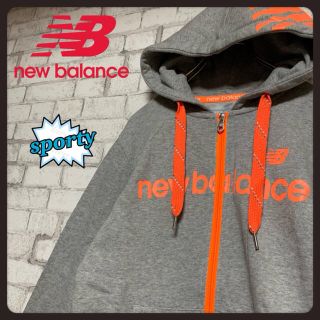 ニューバランス(New Balance)の【レアグラフィック】new balance ニューバランス/ジップアップパーカー(パーカー)