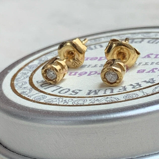 レディース18K ダイヤモンドピアス