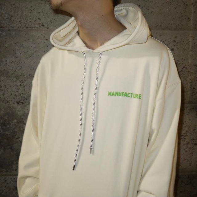 Jieda(ジエダ)のJieDa CIRCLE GRAPHIC HOODIE WHITE 2 メンズのトップス(パーカー)の商品写真